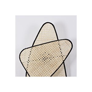 Bambu & Rattan & Hazeran Ahşap Doğal Aplik 45x62cm