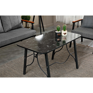 Rüya, 2+1+1 Bahçe-Balkon Mobilyası, Antrasit, Süngerli