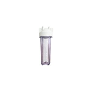 Su Arıtma 10'' Şeffaf Filtre Kabı 1/2 Bağlantı Nsf Sertifikalı