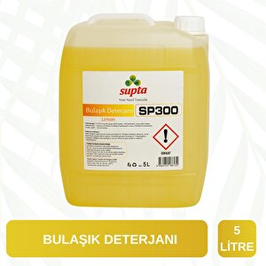 Supta Sıvı Bulaşık Deterjanı Limon Kokulu 5 Lt