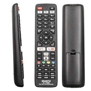 Huayu Hl-1765e Prime Video-Youtube-Netflix Tuşlu Tv/Uydu/dvd 3in1 Öğrenebi̇len Akilli Kumanda