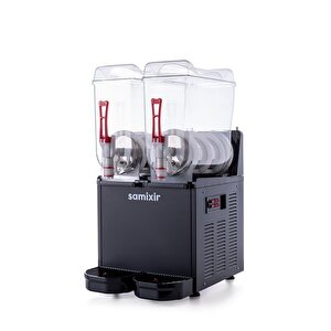 Twin Çiftli 12+12 Lt Slush Buzlaş Karlamaç Makinesi Slush-24-b