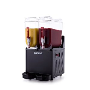 Twin Çiftli 12+12 Lt Slush Buzlaş Karlamaç Makinesi Slush-24-b