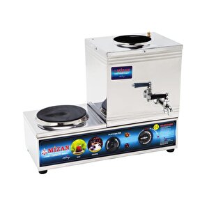15 Lik Elektrikli 10 Litre 1 Demlikli Çay Kazanı