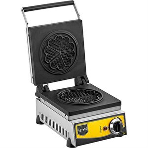 Çiçek Model Waffle Makinası Elektrikli 16 Cm