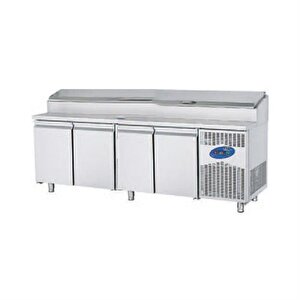 Csa Karacasan 632 Lt Dört Kapılı 700'lük Makeup Buzdolabı(430 Çelik)