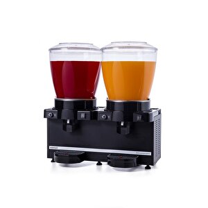 Panoramik Twin 22+22 Lt Karıştırıcılı Soğuk İçecek Makinesi Mm44-ab