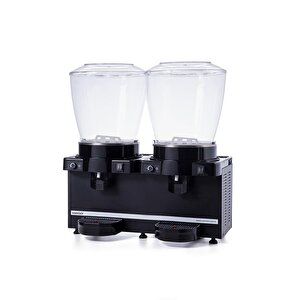Panoramik Twin 22+22 Lt Karıştırıcılı Soğuk İçecek Makinesi Mm44-ab