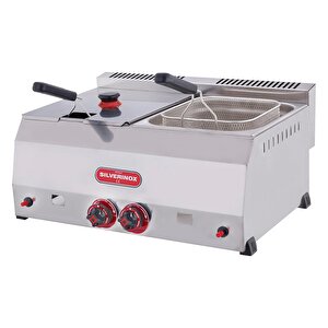 Çiftli 8+8 Litre Doğalgazlı Fritöz