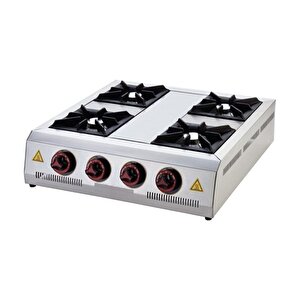 Doğalgazlı Set Üstü Mini 4 Gözlü Ocak