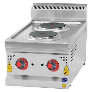 Csa Karacasan 600 Seri Set Üstü Elektrikli İki Gözlü Ocak