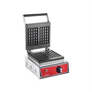 Csa Karacasan  Elektrikli Döküm Kare Waffle Makinesi 2 Li