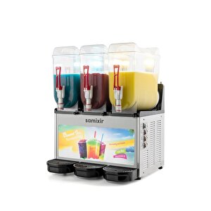 Samixir Triple Allure Üçlü 12+12+12 Lt Slush Buzlaş Karlamaç Makinesi Slush-36-ia