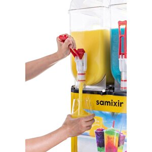 Twin Allure Çiftli 12+12 Lt Slush Buzlaş Karlamaç Makinesi Slush-24-ya