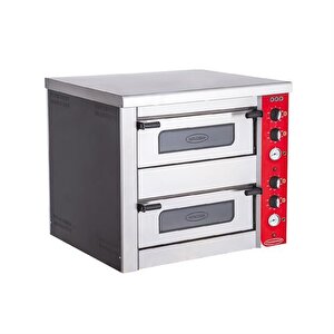Csa Karacasan  Elektrikli Çift Katlı 8 Pizza'lık Pizza Fırını