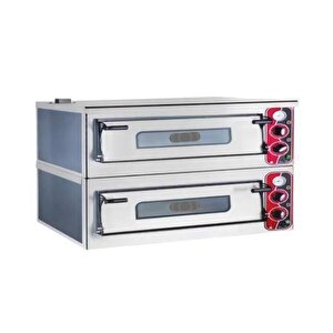 Csa Karacasan  Elektrikli Çift Katlı 8 Pizza'lık Pizza Fırını