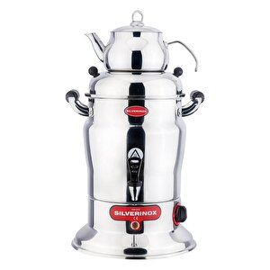 Işıkgaz Silver 7 Litre Tek Demlikli Çay Semaveri Otomatı Makinesi
