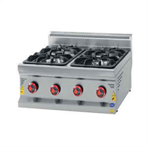 Csa Karacasan 900 Seri Set Üstü 80 Cm 4 Gözlü Doğalgazlı Ocak