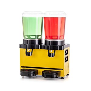 Twin Panoramik Analog 10+10 Lt Soğutuculu İçecek Dispenseri Makinesi Mm20-ay