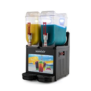Twin Allure Çiftli 12+12 Lt Slush Buzlaş Karlamaç Makinesi Slush-24-ba