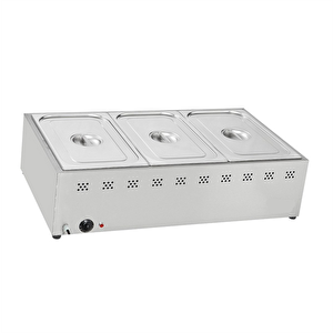 Csa Karacasan  Tip Elektrikli Set Üstü 3 Gözlü Sos Benmari