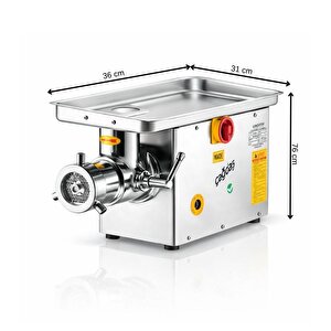 Çağdaş No 22 Sök Tak Kafa Paslanmaz Kıyma Makinesi 380v