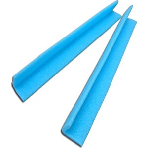 Şeker Portakalım L7x7 Mavi 1 Metre 10 Adet Polietilen Sünger Profil Köşe Kenar Koruyucu