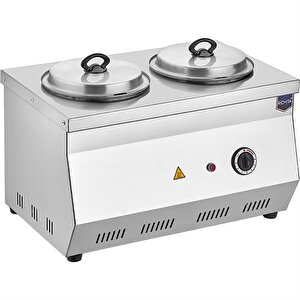 Çiftli Çorba Isıtıcı 9+9 Lt