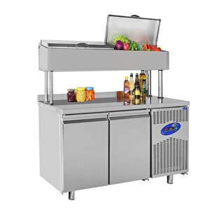 Csa Karacasan  281 Lt İki Kapılı 700'lük Yükseltilmiş Makeup Buzdolabı
