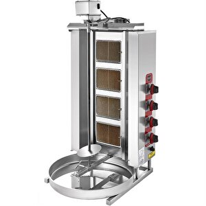 4 Radyanlı Üstten Motorlu Doğalgaz (ce) Döner Ocağı