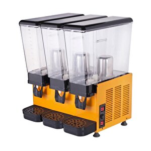 Üçlü 20+20+20 Lt Fıskiyeli Soğutucu Şerbet Makinesi