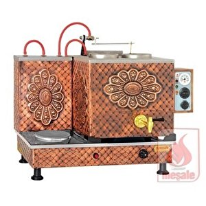 Antik Turbo Max Full Elektrikli 2 Demlikli Çay Kazanı Msl-antfe2