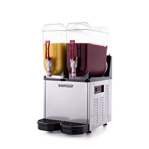 Twin Çiftli 12+12 Lt Slush Buzlaş Karlamaç Makinesi Slush-24-i