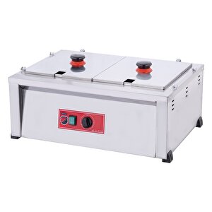 Işıkgaz Silver Endüstriyel Elektrikli Set Üstü 2 Gözlü Benmari