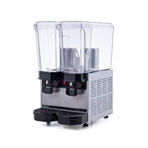 Klasik Twin 20+20 Lt Fıskiyeli-karıştırıcılı Soğuk İçecek Makinesi 40-smi