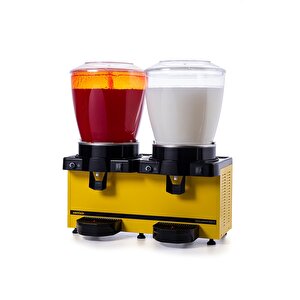 Panoramik Twin 22+22 Lt Fıskiyeli-karıştırıcılı Soğuk İçecek Makinesi Sm44-ay