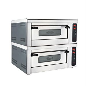 Csa Karacasan  Elektrikli Çift Katlı 8 Li Dijital Pizza Fırını