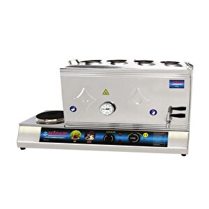 80 Lik Elektrikli 60 Litre 4 Demlikli Çay Kazanı