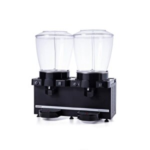 Samixir Panoramik Twin 22+22 Lt Fıskiyeli Soğuk İçecek Makinesi Ss44-ab