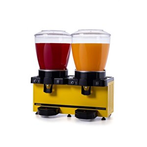 Panoramik Twin 22+22 Lt Karıştırıcılı Soğuk İçecek Makinesi Mm44-ay