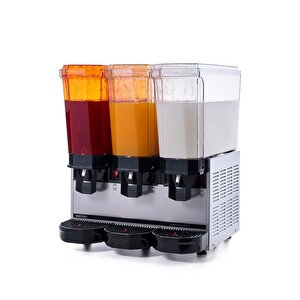 Klasik Triple 60 Lt Fıskiyeli-karıştırıcılı Soğuk İçecek Makinesi 60-ssmi