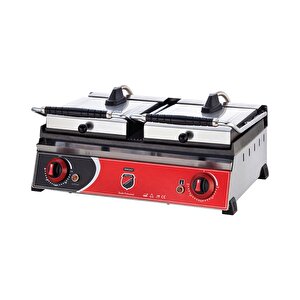 Elektrikli Döküm Çift Kapak 20 Dilim Tost Makinesi