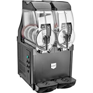 Royal İkili 12+12 Lt Slush Soğutucu Buzlaş Karlamaç Makinesi