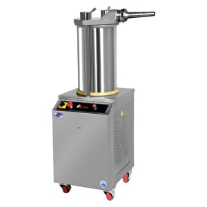 Çağdaş Komple Paslanmaz 550 Kg/saat Hidrolik Sucuk Dolum Makinesi 220v