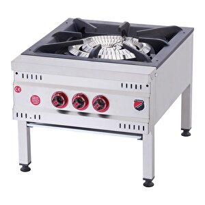 Işıkgaz Silver Endüstriyel Korsan Ocak Doğalgazlı 3 Yanışlı Yer Ocağı