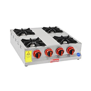 Himaksan  Doğalgazlı Set Üstü Mini Dörtlü 4 Gözlü Ocak