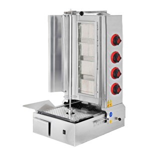Csa Karacasan  Doğalgazlı 4 Radyanlı Alttan Motorlu Döner Ocağı Makinesi