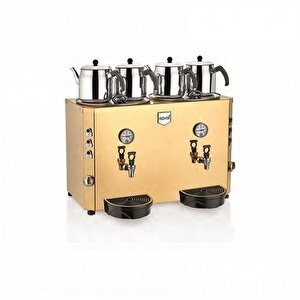 Master Elektrikli 46 Litre Dört Demlikli Çay Kazanı Makinesi