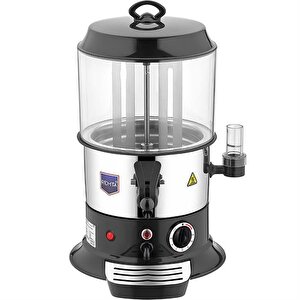 Siyah Model Karıştırıcılı 5 Litre Sıcak İçecek Makinesi