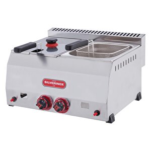Işıkgaz Silver Endüstriyel Çiftli 5+5 Litre Tüplü Fritöz